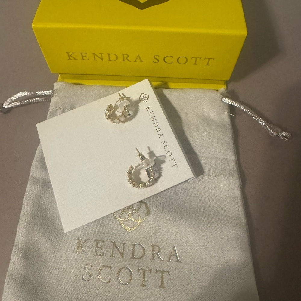 Kendra Scott Gold and Silver Earrings